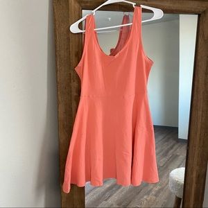 Express Coral Mini Sundress